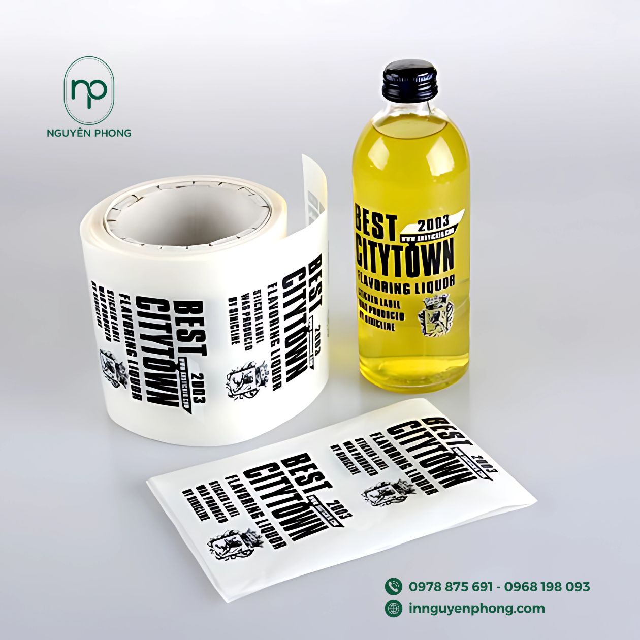 Mẫu tem decal nhựa 